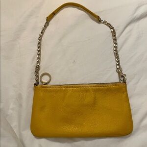 Michael Kors Yellow Leather Chain Strap Clutch
Vintage